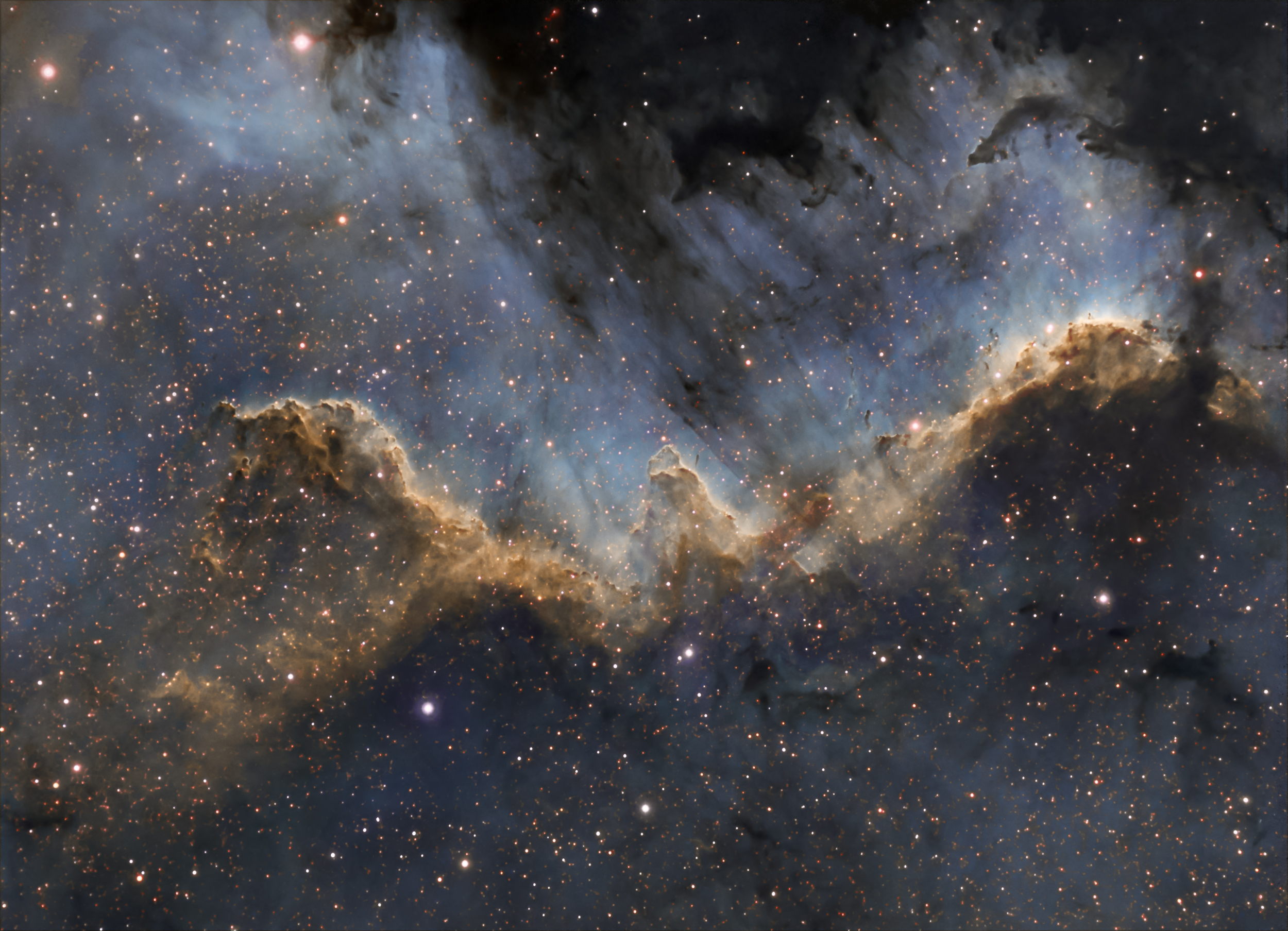 Nebulosa Norteamérica, imagen tomada por Manuel Fernández